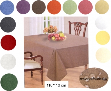 Vio Tischdecken Läufer 14 Größen u. Farben Leinenoptik Fleckschutz Pflegeleicht Bügelfrei