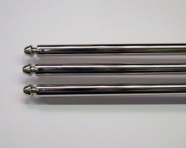 100cm -11mm Nickel Läuferstangen Teppichstangen Treppenläuferstangen Eisenkern