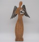 Preview: Weihnachtsengel Groß Holz 42 cm Adventsdekoration, Weihnachtsdekoration