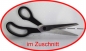 Preview: 1 Lamelle 16/60 cm Kurzgardine gebogt weiß- grau Scheibengardine Bistrogardine