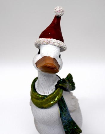 Weihnachtsgans Gerda 28 cm Adventsdekoration, Weihnachtsdekoration