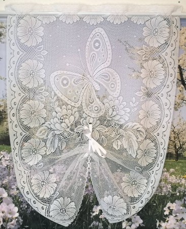 Raffgardinen Raffstore 4 Varianten Kurzgardinen Schwalbenschwanz Schmetterling