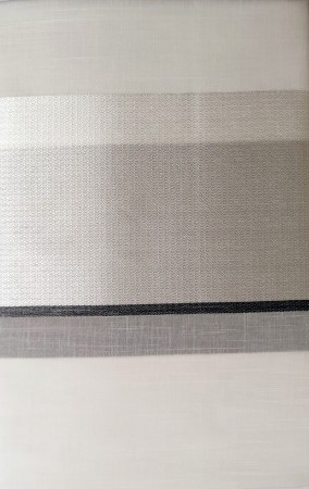 Lisa grau 135*245 cm Übergardine Vorhang Seitenschal mit Schlaufen + Gardinenband