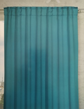 Seitenschal 140*245 cm Riccardo Petrol Vorhang Übergardinen Dekoschals mit Band