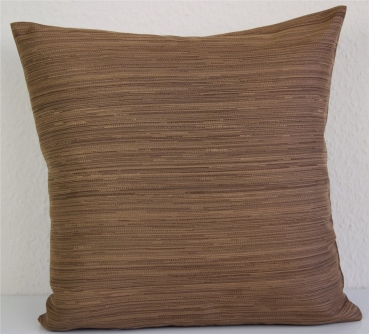 Amadeo Kissenhüllen 50*50cm Braun Kissenbezüge Bezug f. Sofakissen Kopfkissen