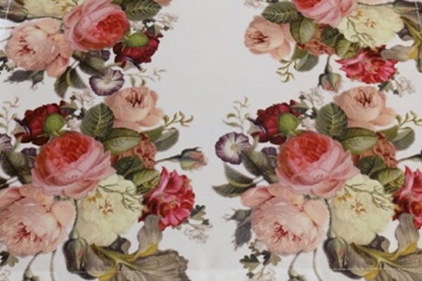 Rosen Tischdecke 40*40cm Pfingstrosen Blüten Tischtuch Mitteldecke bedruckt 578