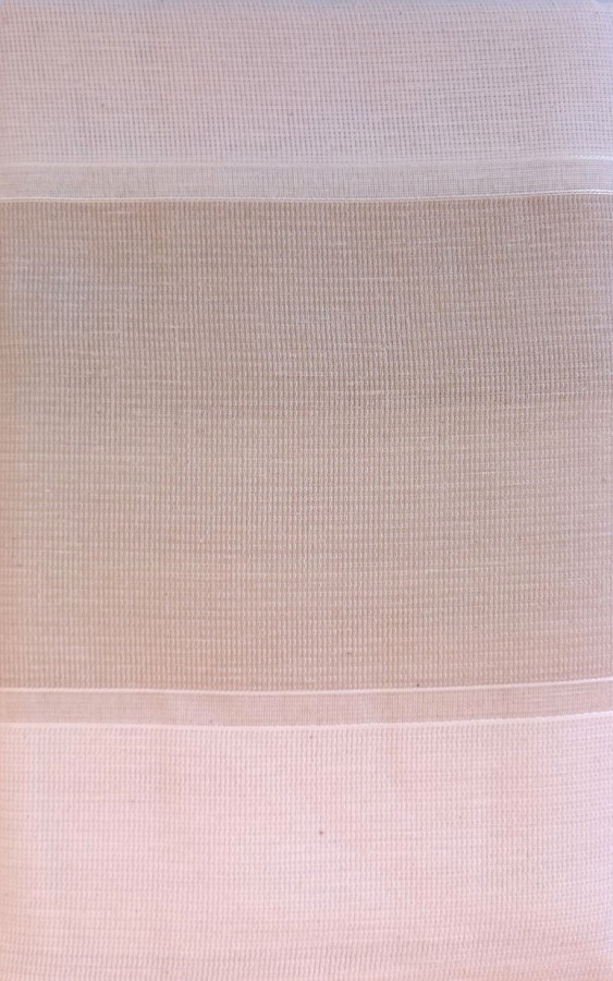 Andrea Beige 135*245 cm Übergardine Vorhang Seitenschal Schlaufen + Gardinenband