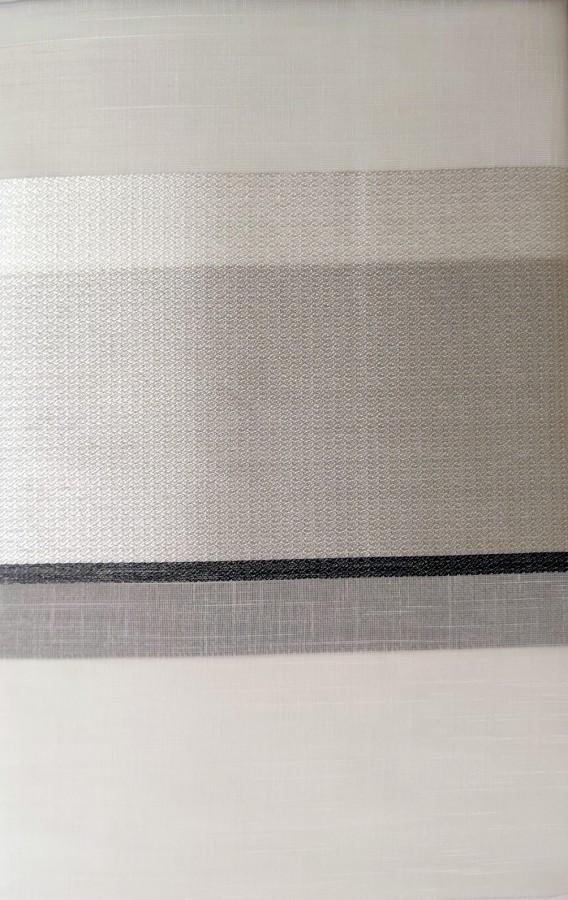 Lisa grau 135*245 cm Übergardine Vorhang Seitenschal mit Schlaufen + Gardinenband