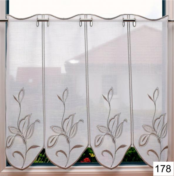 NR-178-1-Lamelle-16-45cm-B-H-Kurzgardine-Scheibengardinen-Bistrogardine-Panneau günstig bei Worami