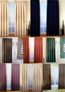 Sol Übergardinen 2 Größen 7 Farben Vorhänge Seitenschals Kräuselband Dekoschals