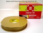 1 Rolle Uzin SwitchTec Toptac 35 Trockenkleber 50m*35mm Kernsockelleisten Klebeband